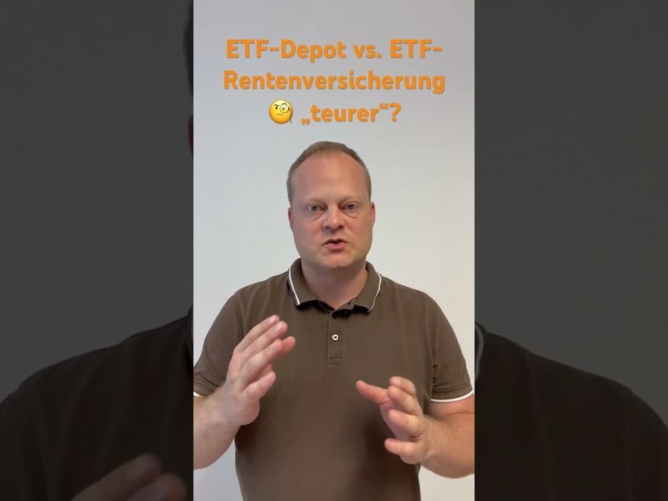 ETF-Rentenversicherung vs. ETF-Depot 🧐 „billiger“?