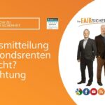 Jahresmitteilung der Fondsrentenversicherung schlecht? Achtung!