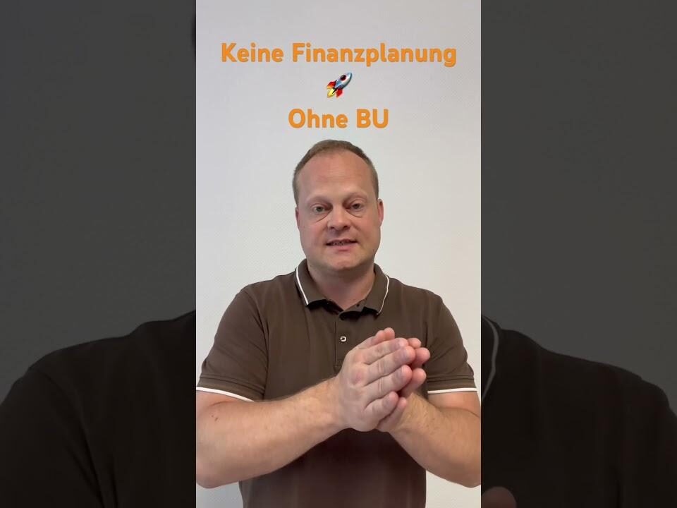 Keine Finanzplanung ohne Bu🚀 dein Backup #berufsunfähigkeitsversicherung