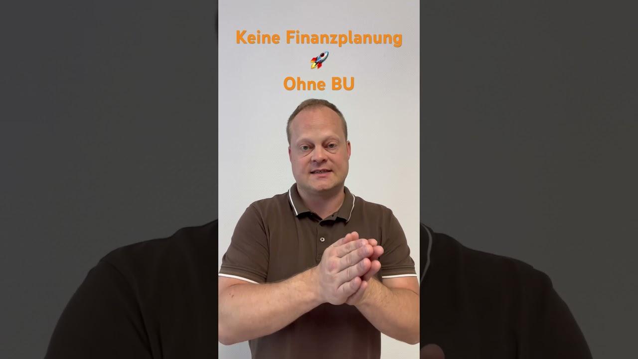 Keine Finanzplanung ohne Bu🚀 dein Backup #berufsunfähigkeitsversicherung