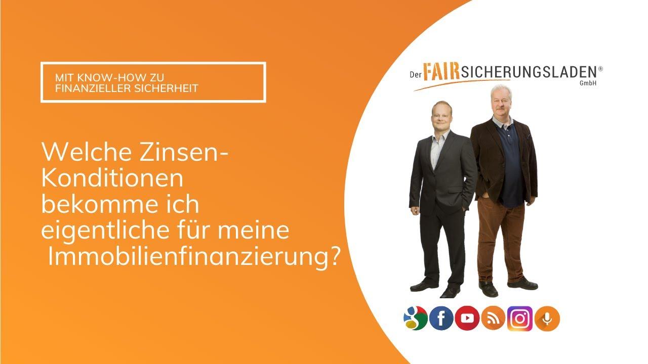 Welche Zinsen/Konditionen bekomme ich eigentlich für meine Immobilienfinanzierung?