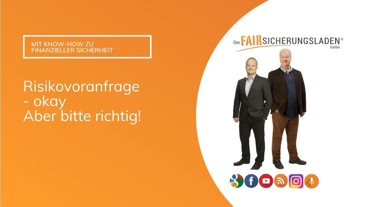 Risikovoranfrage -okay aber bitte richtig